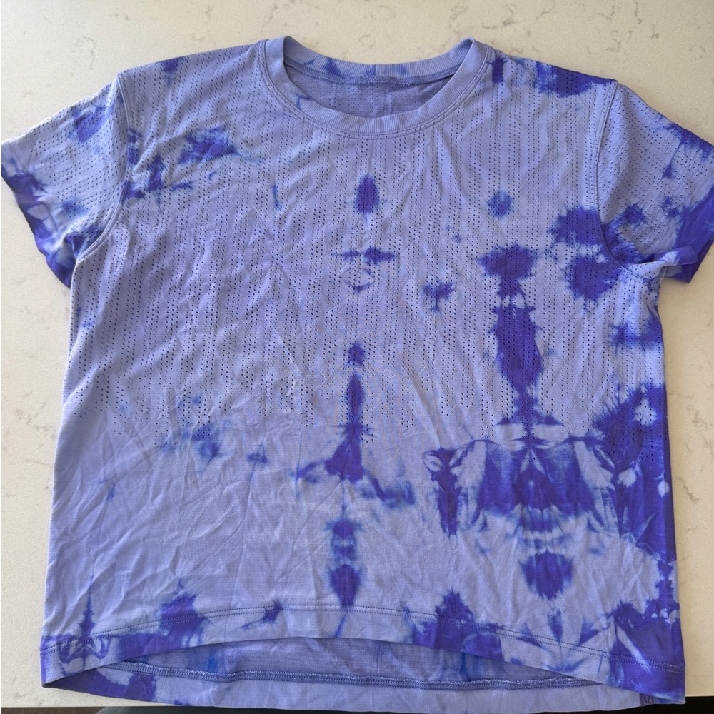 Lululemon Purple Tie-Dye T-Shirt